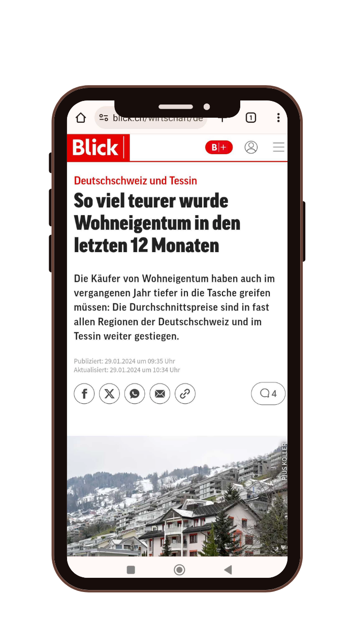 Blickartikel über Wohnraumkosten