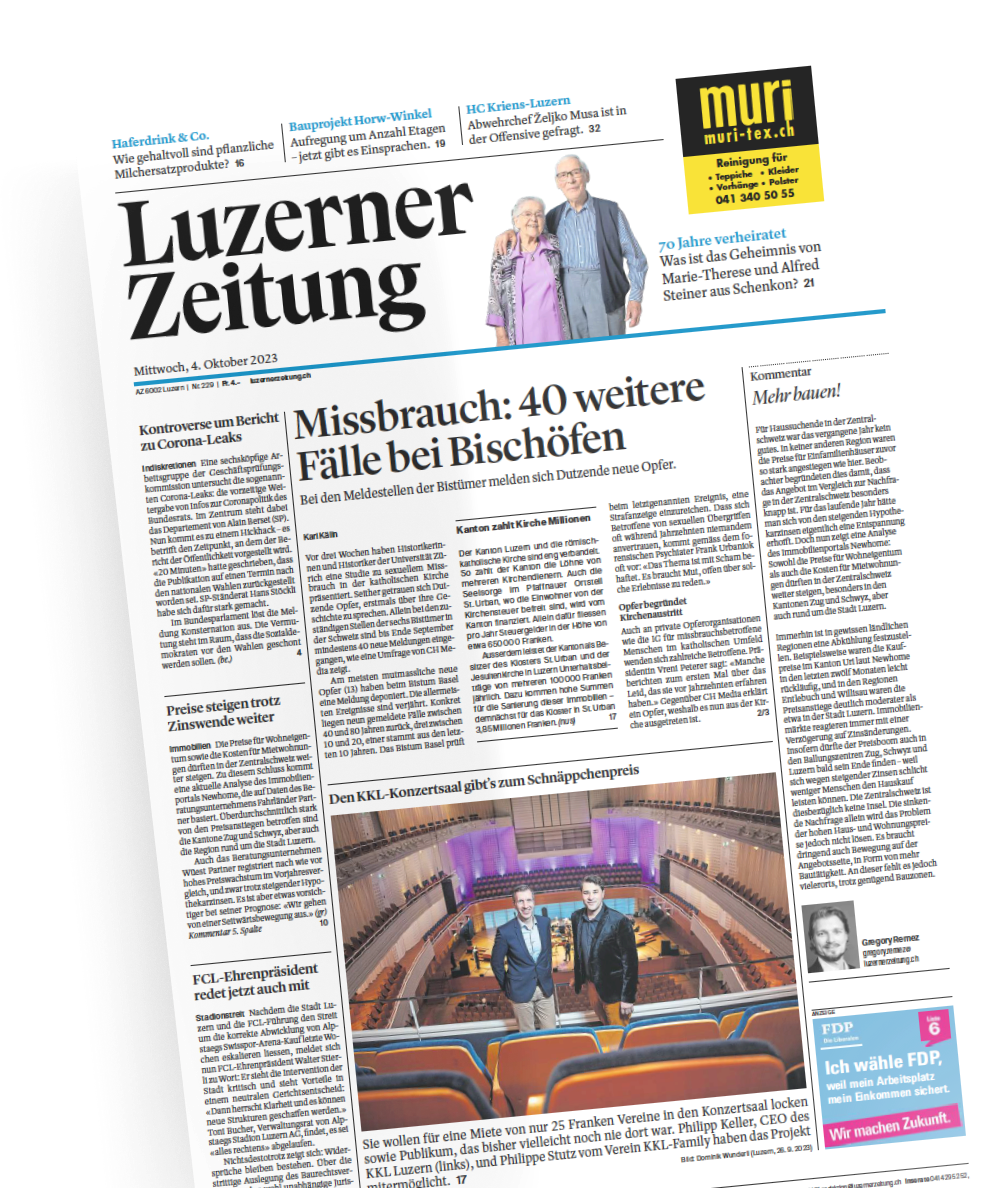 Titelstory NLZ über Häuserpreise